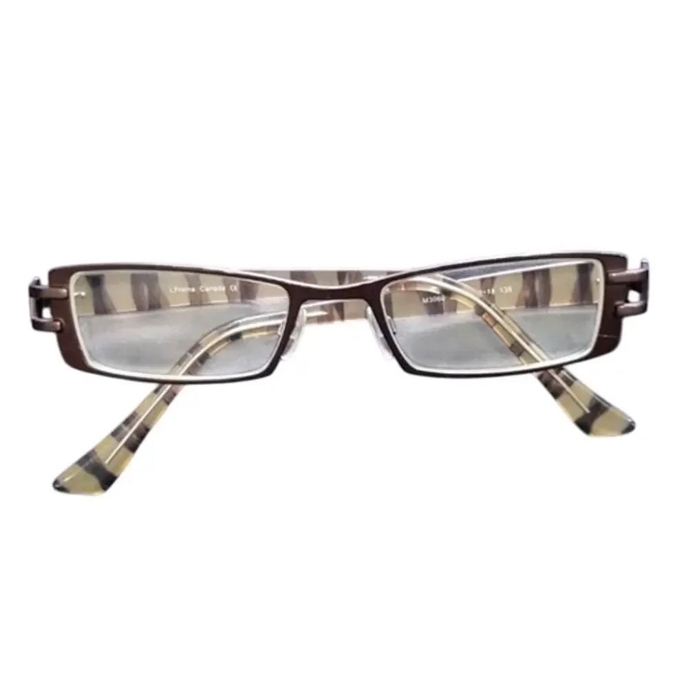 Gotti‎ Switzerland Tony Morgan 2037 Eyeglasses 48-18 Rectangular Brown Clear